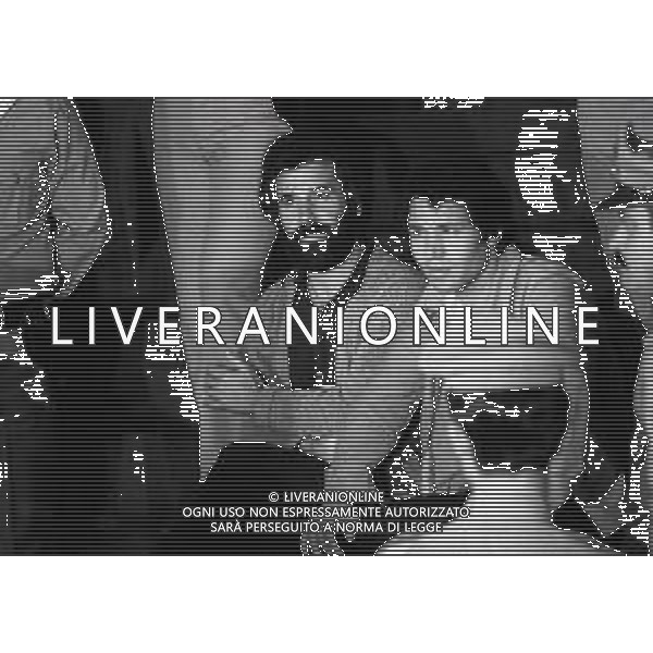 RETROSPETTIVA RENATO CURCIO FONDATORE DELLE BRIGATE ROSSE E SOCIOLOGO NELLA FOTO RENATO CURCIO PROCESSO A MILANO NELL\'ANNO 1977 AG ALDO LIVERANI SAS