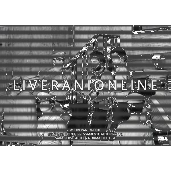 RETROSPETTIVA RENATO CURCIO FONDATORE DELLE BRIGATE ROSSE E SOCIOLOGO NELLA FOTO RENATO CURCIO PROCESSO A MILANO NELL\'ANNO 1977 AG ALDO LIVERANI SAS