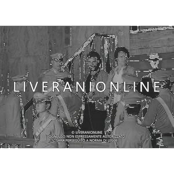 RETROSPETTIVA RENATO CURCIO FONDATORE DELLE BRIGATE ROSSE E SOCIOLOGO NELLA FOTO RENATO CURCIO PROCESSO A MILANO NELL\'ANNO 1977 AG ALDO LIVERANI SAS