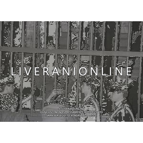 RETROSPETTIVA RENATO CURCIO FONDATORE DELLE BRIGATE ROSSE E SOCIOLOGO  NELLA FOTO RENATO CURCIO PROCESSO A MILANO NELL\'ANNO 1981  AG ALDO LIVERANI SAS 