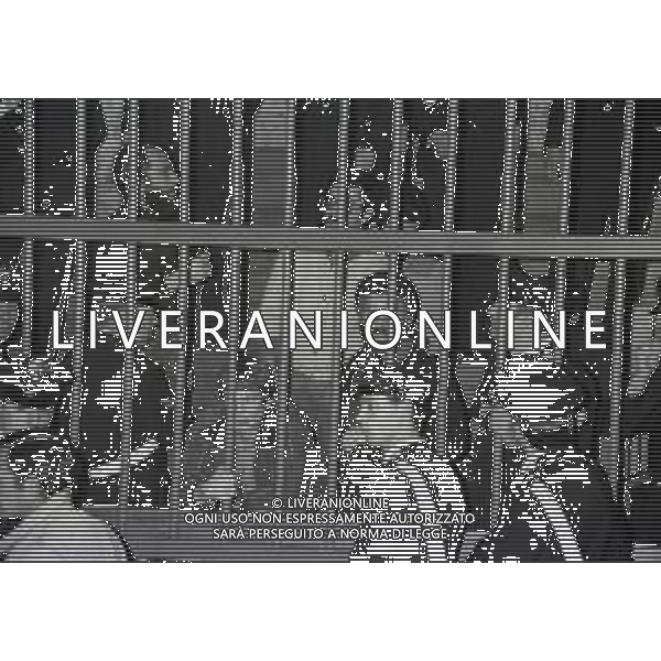 RETROSPETTIVA RENATO CURCIO FONDATORE DELLE BRIGATE ROSSE E SOCIOLOGO  NELLA FOTO RENATO CURCIO PROCESSO A MILANO NELL\'ANNO 1981  AG ALDO LIVERANI SAS 