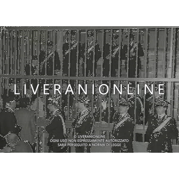 RETROSPETTIVA RENATO CURCIO FONDATORE DELLE BRIGATE ROSSE E SOCIOLOGO  NELLA FOTO RENATO CURCIO PROCESSO A MILANO NELL\'ANNO 1981  AG ALDO LIVERANI SAS 