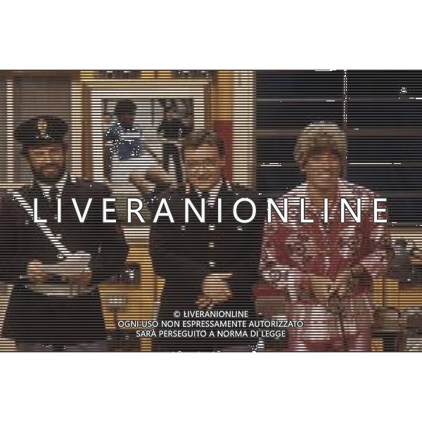 I TRETTRE\' , TRIO COMICO NAPOLETANO, COMPOSTO DA GINO COGLIANDRO, EDOARDO ROMANO E MIRKO SETARO NELLA FOTO NEL 1987 AG ALDO LIVERANI SAS