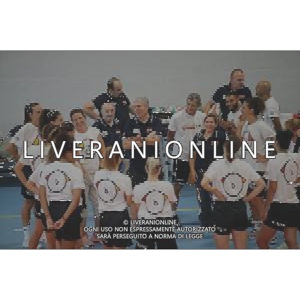 IMOLA 24 08 2022 CLAI IMOLA PALLAVOLO SERIE B1 PRIMO ALLENAMENTO NELLA FOTO MASSIMO CAVALLI CON LA SQUADRA foto gianni sanna-ag aldo liverni sas