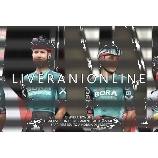 25-08-2022 Vuelta A Espana; Tappa 06 Bilbao - Pico Jano; 2022, Bora - Hansgrohe; Kelderman, Wilko; Hindley, Jai; Bilbao; ©SIROTTI/AGENZIA ALDO LIVERANI SAS