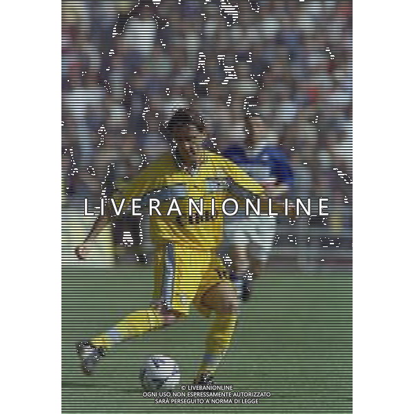 25-04-1999 GENOVA CAMPIONATO DI CALCIO SERIE A SAMPDORIA-LAZIO 0-1 NELLA FOTO ROBERTO MANCINI AG ALDO LIVERANI SAS