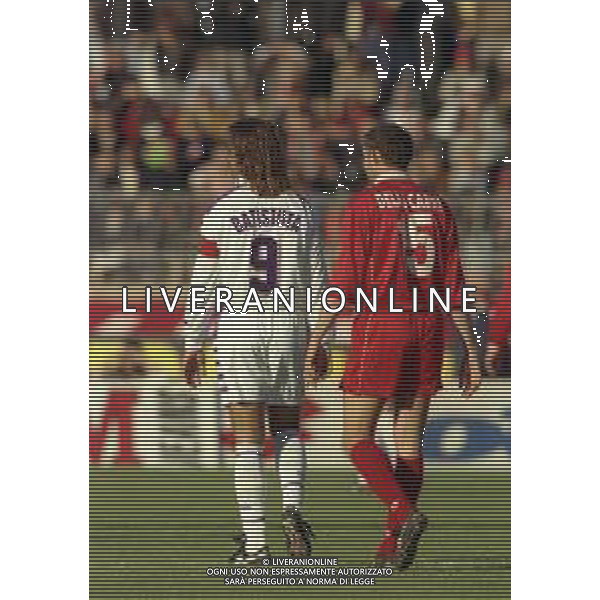 15-11-1998 PIACENZA CAMPIONATO DI CALCIO SERIE A PIACENZA-FIORENTINA 4-2 NELLA FOTO GABRIEL BATISTUTA AG ALDO LIVERANI SAS