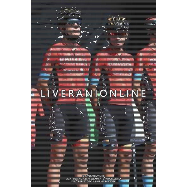 26-08-2022 Vuelta A Espana; Tappa 07 Camargo - Cistierna; 2022, Bahrain - Victorious; Landa Meana, Mikel; Buitrago Sanchez, Santiago; Camargo; ©SIROTTI/AGENZIA ALDO LIVERANI SAS