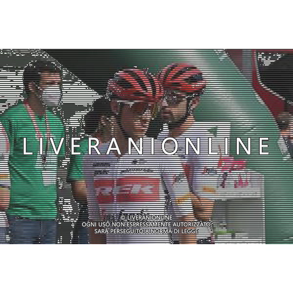 26-08-2022 Vuelta A Espana; Tappa 07 Camargo - Cistierna; 2022, Trek - Segafredo; Lopez Perez, Juan Pedro; Camargo; ©SIROTTI/AGENZIA ALDO LIVERANI SAS