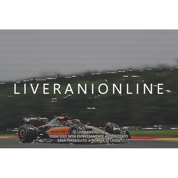 Daniel Ricciardo (AUS) McLaren MCL36. 26.08.2022. Formula 1 World Championship, Rd 14, Belgian Grand Prix, Spa Francorchamps, Belgium, Practice Day. - www.xpbimages.com, EMail: requests@xpbimages.com © Copyright: Coates / XPB Images /AGENZIA ALDO LIVERANI SAS - ITALY ONLY EDITORIAL USE ONLY