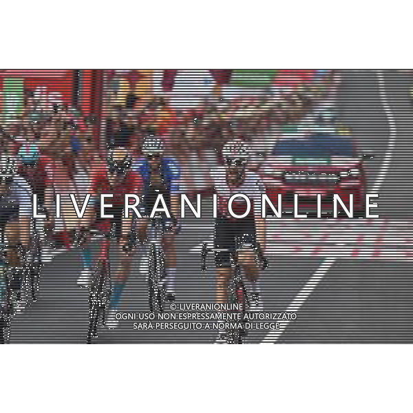 26-08-2022 Vuelta A Espana; Tappa 07 Camargo - Cistierna; 2022, Cofidis; 2022, Bahrain - Victorious; Herrada Lopez, Jesus; Wright, Fred; Cistierna; ©SIROTTI /AGENZIA ALDO LIVERANI SAS