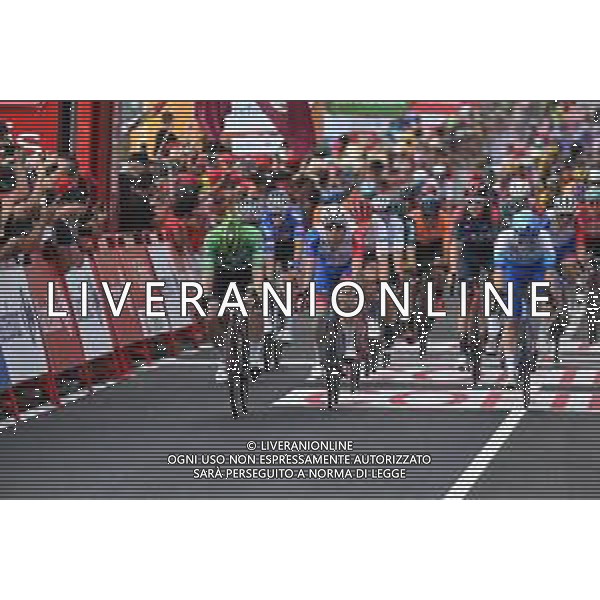 26-08-2022 Vuelta A Espana; Tappa 07 Camargo - Cistierna; 2022, Bora - Hansgrohe; 2022, Groupama - Fdj; Bennett, Sam; Stewart, Jackson; Cistierna; ©SIROTTI /AGENZIA ALDO LIVERANI SAS