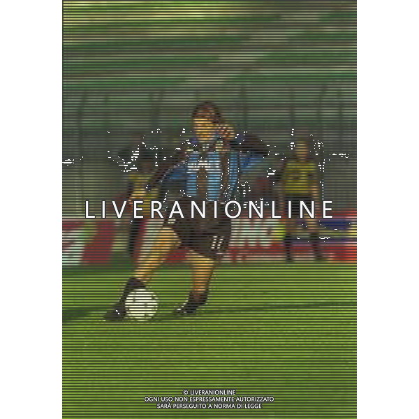 31-10-1999 MONZA CAMPIONATO DI CALCIO SERIE B MONZA-ATALANTA 1-0 NELLA FOTO CLAUDIO CANIGGIA AG ALDO LIVERANI SAS