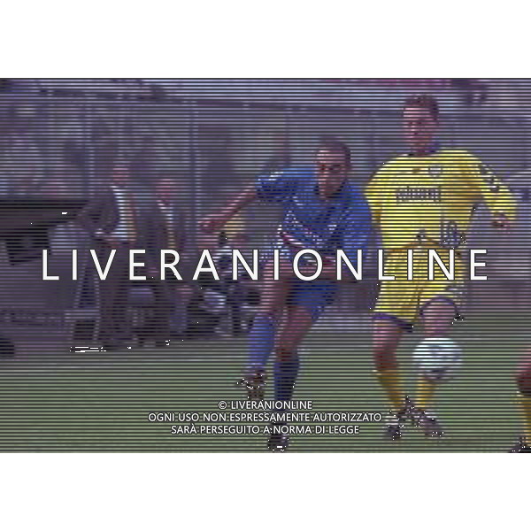 31-10-1999 CREMONA-CAMPIONATO DI CALCIO SERIE B SAMPDORIA-CHIEVO 0-0 NELLA FOTO CARMINE ESPOSITO-DANIELE FRANCESCHINI AG ALDO LIVERANI SAS