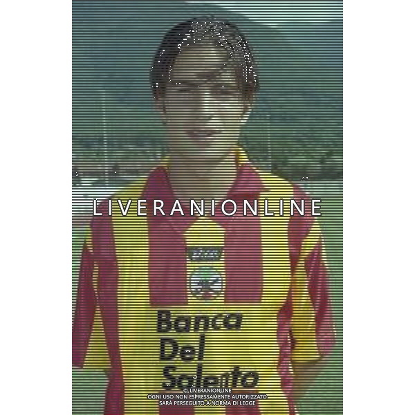 1998-1999 PRIMI PIANI ROSA GIOCATORI LECCE CALCIO NELLA FOTO MANUELE BLASI AG ALDO LIVERANI SAS