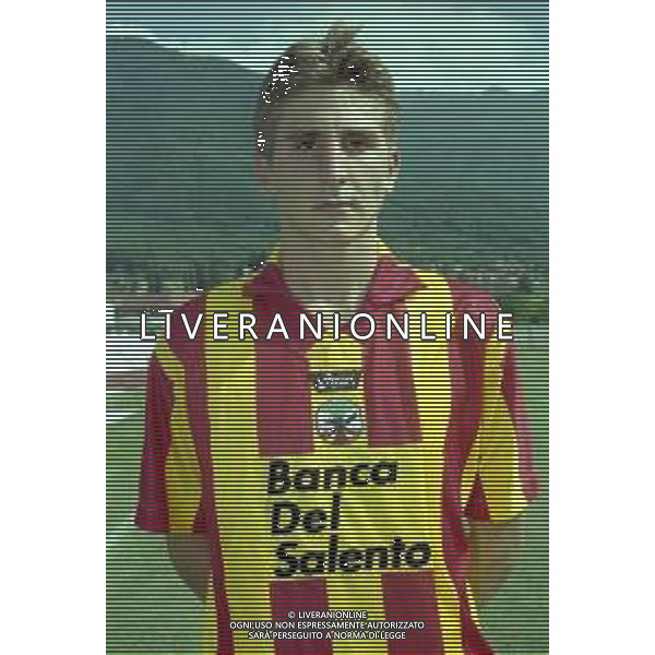 1998-1999 PRIMI PIANI ROSA GIOCATORI LECCE CALCIO NELLA FOTO ALESSANDRO CORALLO AG ALDO LIVERANI SAS