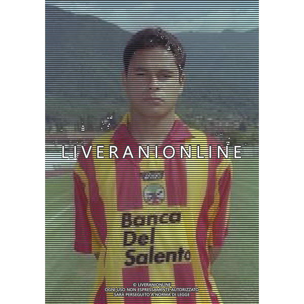 1998-1999 PRIMI PIANI ROSA GIOCATORI LECCE CALCIO NELLA FOTO ESQUERDINHA AG ALDO LIVERANI SAS