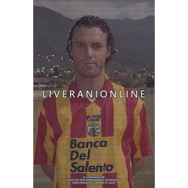 1998-1999 PRIMI PIANI ROSA GIOCATORI LECCE CALCIO NELLA FOTO STEFANO ROSSINI AG ALDO LIVERANI SAS