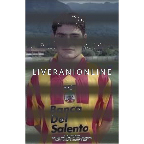 1998-1999 PRIMI PIANI ROSA GIOCATORI LECCE CALCIO NELLA FOTO ALESSANDRO ZINNARI AG ALDO LIVERANI SAS