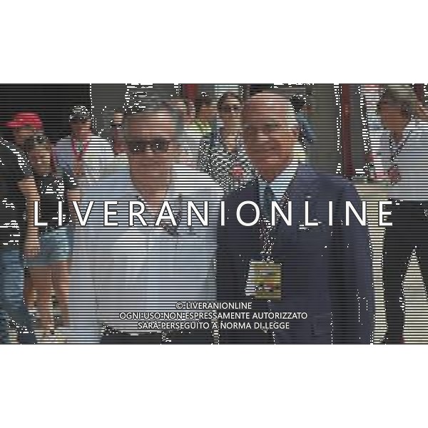IMOLA 27 08 2022 AUTODROMO ENZO E DINO FERRARI 7∞ MINARDI DAY NELLA FOTO GIANCARLO MINARDI CON STICCHI DAMIANI ANGELO ©SANNA/AGENZIA ALDO LIVERANI SAS