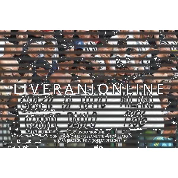 Torino 27.08.2022 Allianz Stadium ©Manuela Viganti/Agenzia Aldo Liverani Juventus vs Roma Campionato Calcio Serie A TIM 2022/2023 3a giornata Nella foto: striscione tifosi juventus per paulo dybala ©Viganti/AGENZIA ALDO LIVERANI SAS