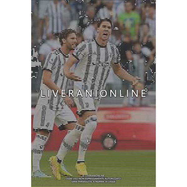 Torino 27.08.2022 Allianz Stadium ©Manuela Viganti/Agenzia Aldo Liverani Juventus vs Roma Campionato Calcio Serie A TIM 2022/2023 3a giornata Nella foto: esultanza dusan vlahovic dopo il gol ©Viganti/AGENZIA ALDO LIVERANI SAS