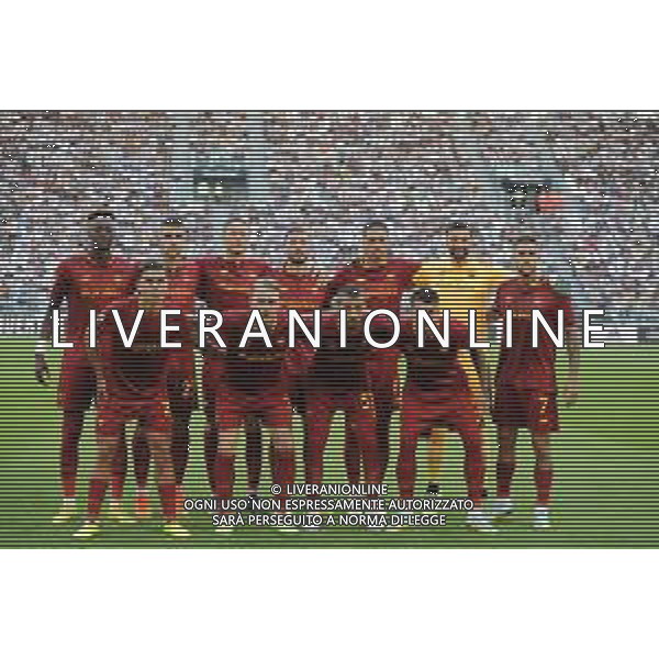 Torino 27.08.2022 Allianz Stadium ©Manuela Viganti/Agenzia Aldo Liverani Juventus vs Roma Campionato Calcio Serie A TIM 2022/2023 3a giornata Nella foto: formazione squadra roma ©Viganti/AGENZIA ALDO LIVERANI SAS
