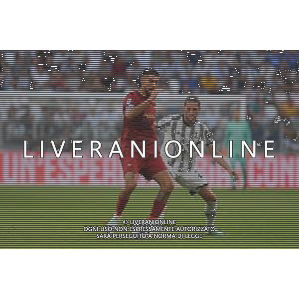 Torino 27.08.2022 Allianz Stadium ©Manuela Viganti/Agenzia Aldo Liverani Juventus vs Roma Campionato Calcio Serie A TIM 2022/2023 3a giornata Nella foto: lorenzo pellegrini e adrien rabiot ©Viganti/AGENZIA ALDO LIVERANI SAS