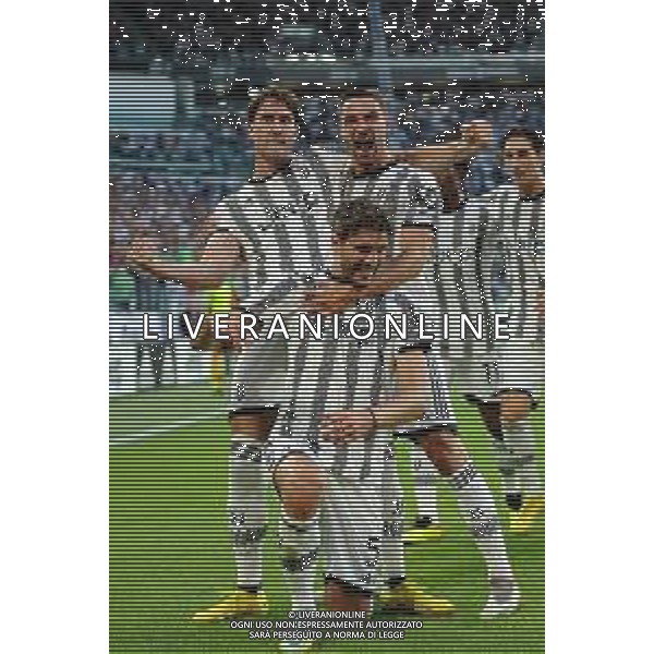 Torino 27.08.2022 Allianz Stadium ©Manuela Viganti/Agenzia Aldo Liverani Juventus vs Roma Campionato Calcio Serie A TIM 2022/2023 3a giornata Nella foto: esultanza juventus gol annullato a manuel locatelli ©Viganti/AGENZIA ALDO LIVERANI SAS