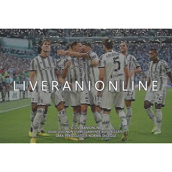 Torino 27.08.2022 Allianz Stadium ©Manuela Viganti/Agenzia Aldo Liverani Juventus vs Roma Campionato Calcio Serie A TIM 2022/2023 3a giornata Nella foto: esultanza juventus gol annullato a manuel locatelli ©Viganti/AGENZIA ALDO LIVERANI SAS