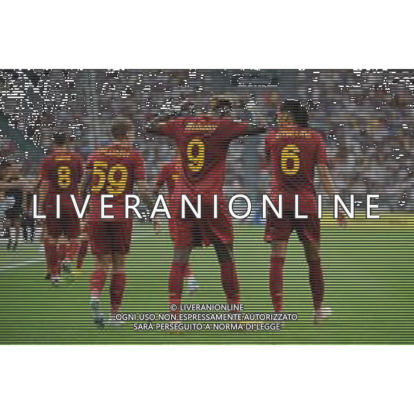 Torino 27.08.2022 Allianz Stadium ©Manuela Viganti/Agenzia Aldo Liverani Juventus vs Roma Campionato Calcio Serie A TIM 2022/2023 3a giornata Nella foto: esultanza roma dopo il gol di Tammy Abraham ©Viganti/AGENZIA ALDO LIVERANI SAS