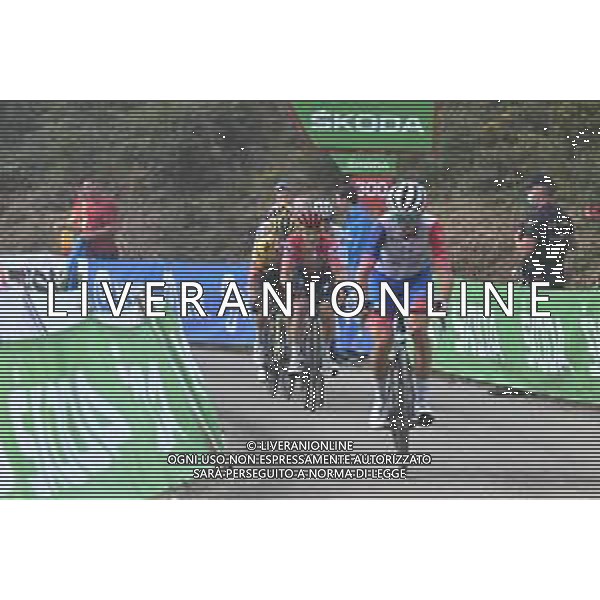 27-08-2022 Vuelta A Espana; Tappa 08 Pola De Laviana - Collau Fancuaya; 2022, Quick Step - Alpha Vinyl; Evenepoel, Remco; Collau Fancuaya; ©SIROTTI/AGENZIA ALDO LIVERANI SAS