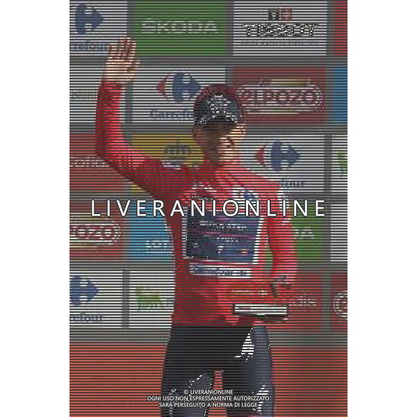 27-08-2022 Vuelta A Espana; Tappa 08 Pola De Laviana - Collau Fancuaya; 2022, Quick Step - Alpha Vinyl; Evenepoel, Remco; Collau Fancuaya; ©SIROTTI/AGENZIA ALDO LIVERANI SAS