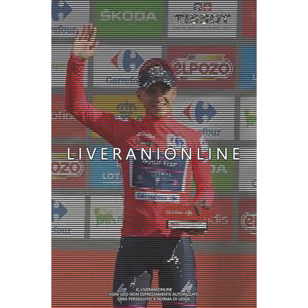 27-08-2022 Vuelta A Espana; Tappa 08 Pola De Laviana - Collau Fancuaya; 2022, Quick Step - Alpha Vinyl; Evenepoel, Remco; Collau Fancuaya; ©SIROTTI/AGENZIA ALDO LIVERANI SAS