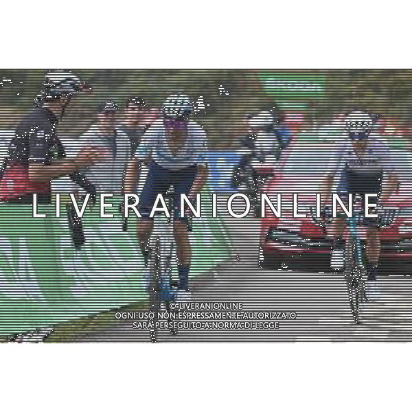 27-08-2022 Vuelta A Espana; Tappa 08 Pola De Laviana - Collau Fancuaya; 2022, Movistar; Valverde, Alejandro; Collau Fancuaya; ©SIROTTI/AGENZIA ALDO LIVERANI SAS