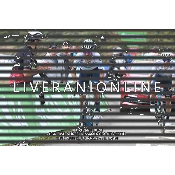 27-08-2022 Vuelta A Espana; Tappa 08 Pola De Laviana - Collau Fancuaya; 2022, Movistar; Valverde, Alejandro; Collau Fancuaya; ©SIROTTI/AGENZIA ALDO LIVERANI SAS