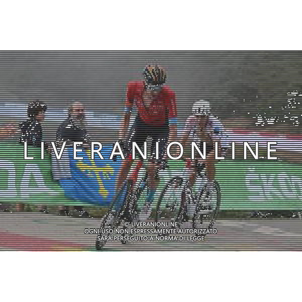 27-08-2022 Vuelta A Espana; Tappa 08 Pola De Laviana - Collau Fancuaya; 2022, Bahrain - Victorious; Poels, Wouter; Collau Fancuaya; ©SIROTTI/AGENZIA ALDO LIVERANI SAS