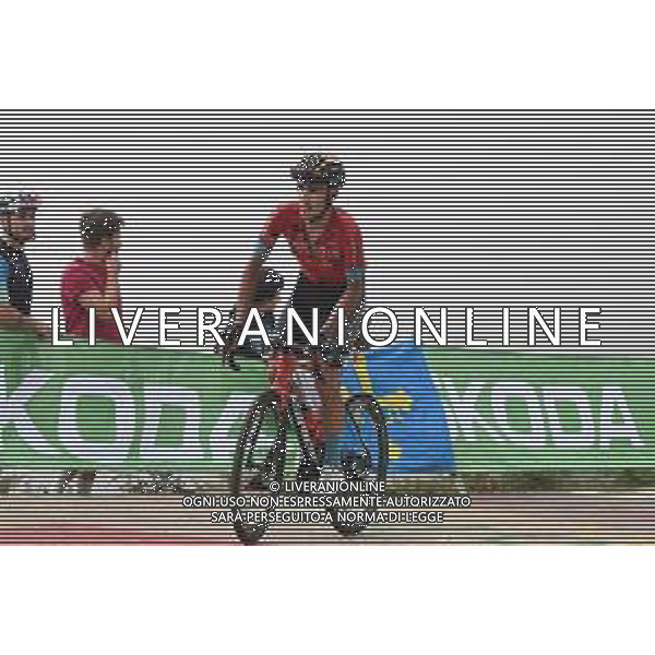 27-08-2022 Vuelta A Espana; Tappa 08 Pola De Laviana - Collau Fancuaya; 2022, Bahrain - Victorious; Zambanini, Edoardo; Collau Fancuaya; ©SIROTTI/AGENZIA ALDO LIVERANI SAS
