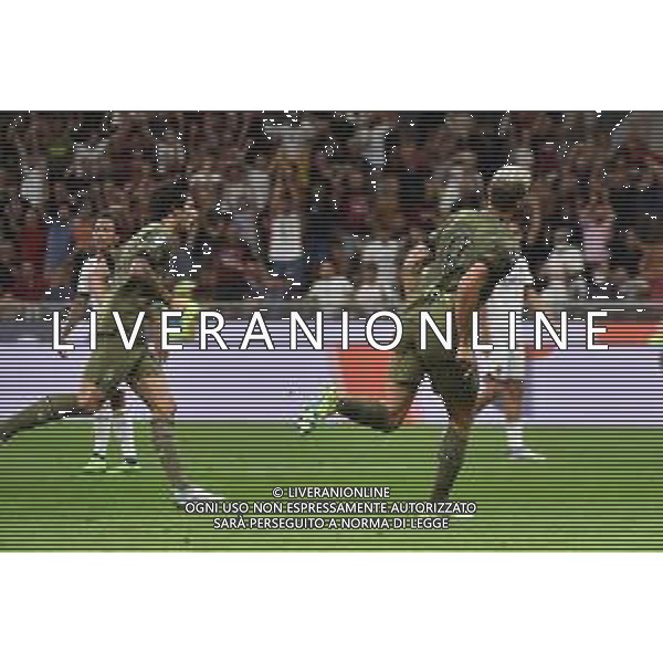 Olivier Giroud (Milan) esulta dopo il gol del 2 a 0 Milan vs Bologna Milano 27-08-2022 Stadio Giuseppe Meazza - San Siro Campionato Serie A TIM - 3a giornata foto Roberto Garavaglia/ag. Aldo Liverani sas/AGENZIA ALDO LIVERANI SAS