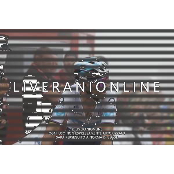 27-08-2022 Vuelta A Espana; Tappa 08 Pola De Laviana - Collau Fancuaya; 2022, Movistar; Valverde, Alejandro; Collau Fancuaya; ©SIROTTI/AGENZIA ALDO LIVERANI SAS