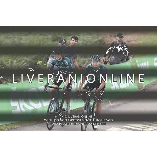 27-08-2022 Vuelta A Espana; Tappa 08 Pola De Laviana - Collau Fancuaya; 2022, Kern Pharma; Adria Oliveras, Roger; Garcia Pierna, Raul; Collau Fancuaya; ©SIROTTI/AGENZIA ALDO LIVERANI SAS