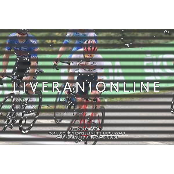 27-08-2022 Vuelta A Espana; Tappa 08 Pola De Laviana - Collau Fancuaya; 2022, Trek - Segafredo; Bernard, Julien; Collau Fancuaya; ©SIROTTI/AGENZIA ALDO LIVERANI SAS