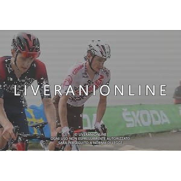 27-08-2022 Vuelta A Espana; Tappa 08 Pola De Laviana - Collau Fancuaya; 2022, Ag2r - Citroen; Prodhomme, Nicolas; Collau Fancuaya; ©SIROTTI/AGENZIA ALDO LIVERANI SAS