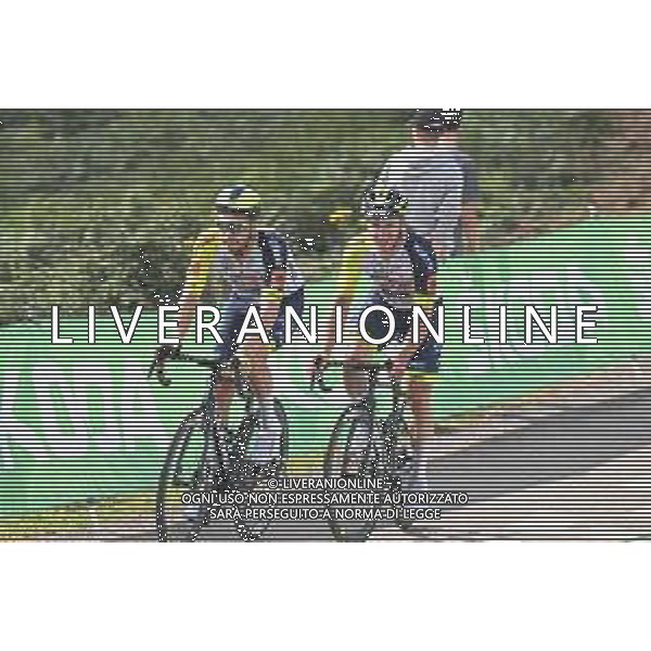 27-08-2022 Vuelta A Espana; Tappa 08 Pola De Laviana - Collau Fancuaya; 2022, Intermarche - Wanty Gobert; Van Poppel, Boy; Thijssen, Gerben; Collau Fancuaya; ©SIROTTI/AGENZIA ALDO LIVERANI SAS
