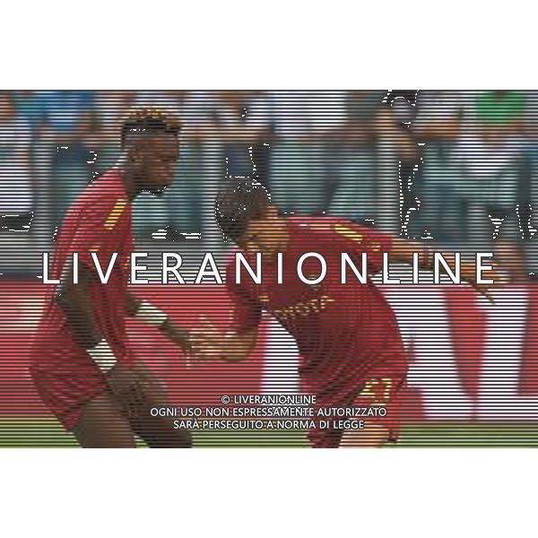 Torino 27.08.2022 Allianz Stadium ©Manuela Viganti/Agenzia Aldo Liverani Juventus vs Roma Campionato Calcio Serie A TIM 2022/2023 3a giornata Nella foto: paulo dybala e tammy abraham ©Viganti/AGENZIA ALDO LIVERANI SAS