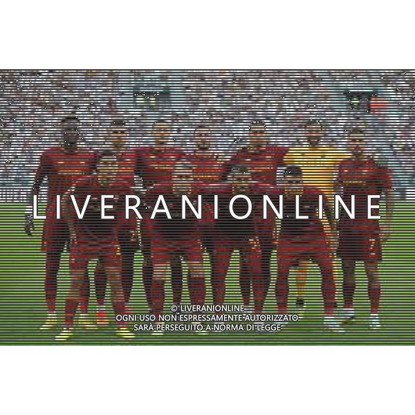 Torino 27.08.2022 Allianz Stadium ©Manuela Viganti/Agenzia Aldo Liverani Juventus vs Roma Campionato Calcio Serie A TIM 2022/2023 3a giornata Nella foto: formazione squadra roma ©Viganti/AGENZIA ALDO LIVERANI SAS
