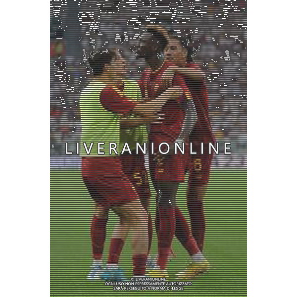 Torino 27.08.2022 Allianz Stadium ©Manuela Viganti/Agenzia Aldo Liverani Juventus vs Roma Campionato Calcio Serie A TIM 2022/2023 3a giornata Nella foto: esultanza roma dopo il gol di tammy abraham ©Viganti/AGENZIA ALDO LIVERANI SAS