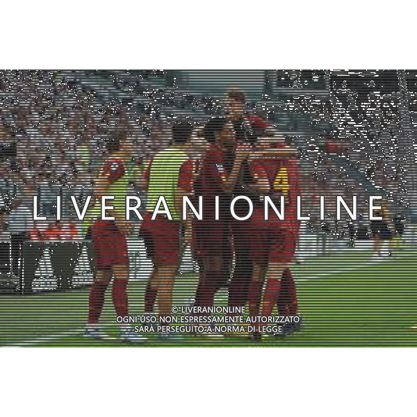 Torino 27.08.2022 Allianz Stadium ©Manuela Viganti/Agenzia Aldo Liverani Juventus vs Roma Campionato Calcio Serie A TIM 2022/2023 3a giornata Nella foto: esultanza roma dopo il gol di tammy abraham ©Viganti/AGENZIA ALDO LIVERANI SAS