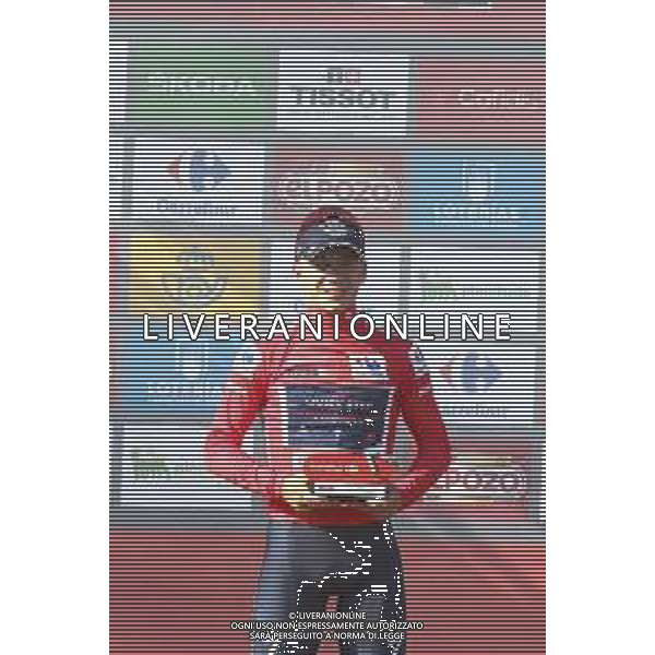 28-08-2022 Vuelta A Espana; Tappa 09 Villaviciosa - Les Praeres; 2022, Quick Step - Alpha Vinyl; Evenepoel, Remco; Les Praeres; ©SIROTTI/AGENZIA ALDO LIVERANI SAS