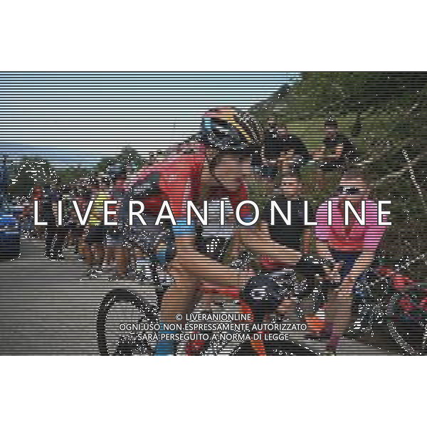 28-08-2022 Vuelta A Espana; Tappa 09 Villaviciosa - Les Praeres; 2022, Bahrain - Victorious; Zambanini, Edoardo; Les Praeres; ©SIROTTI/AGENZIA ALDO LIVERANI SAS